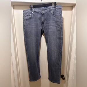 AG Adriano Goldschmied Mens The Tellis Modern Slim Jeans Gray 38 X 30 Denim $215
